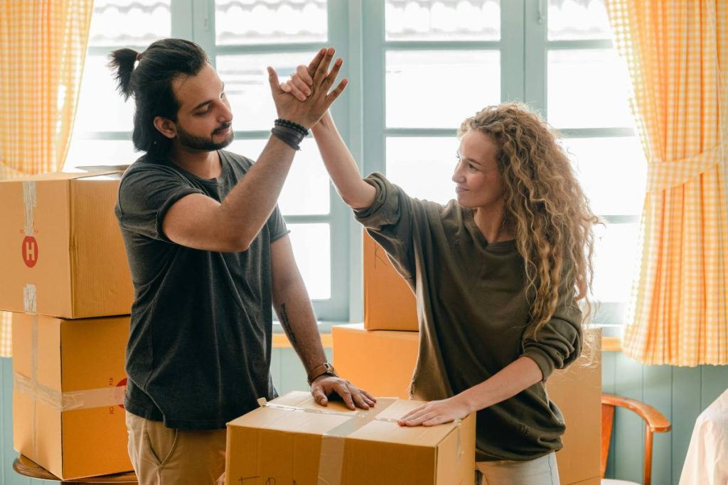 Freelancer couple buy a house from mortgage