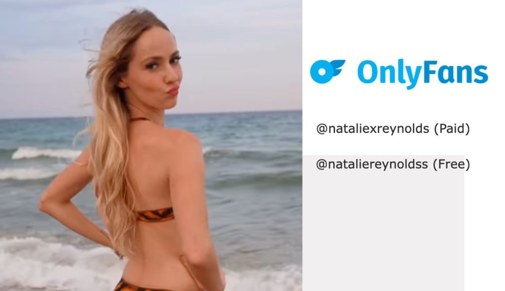 Natalie Reynolds Two OnlyFans Accounts