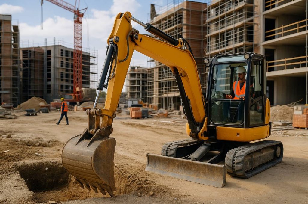 construction working scene