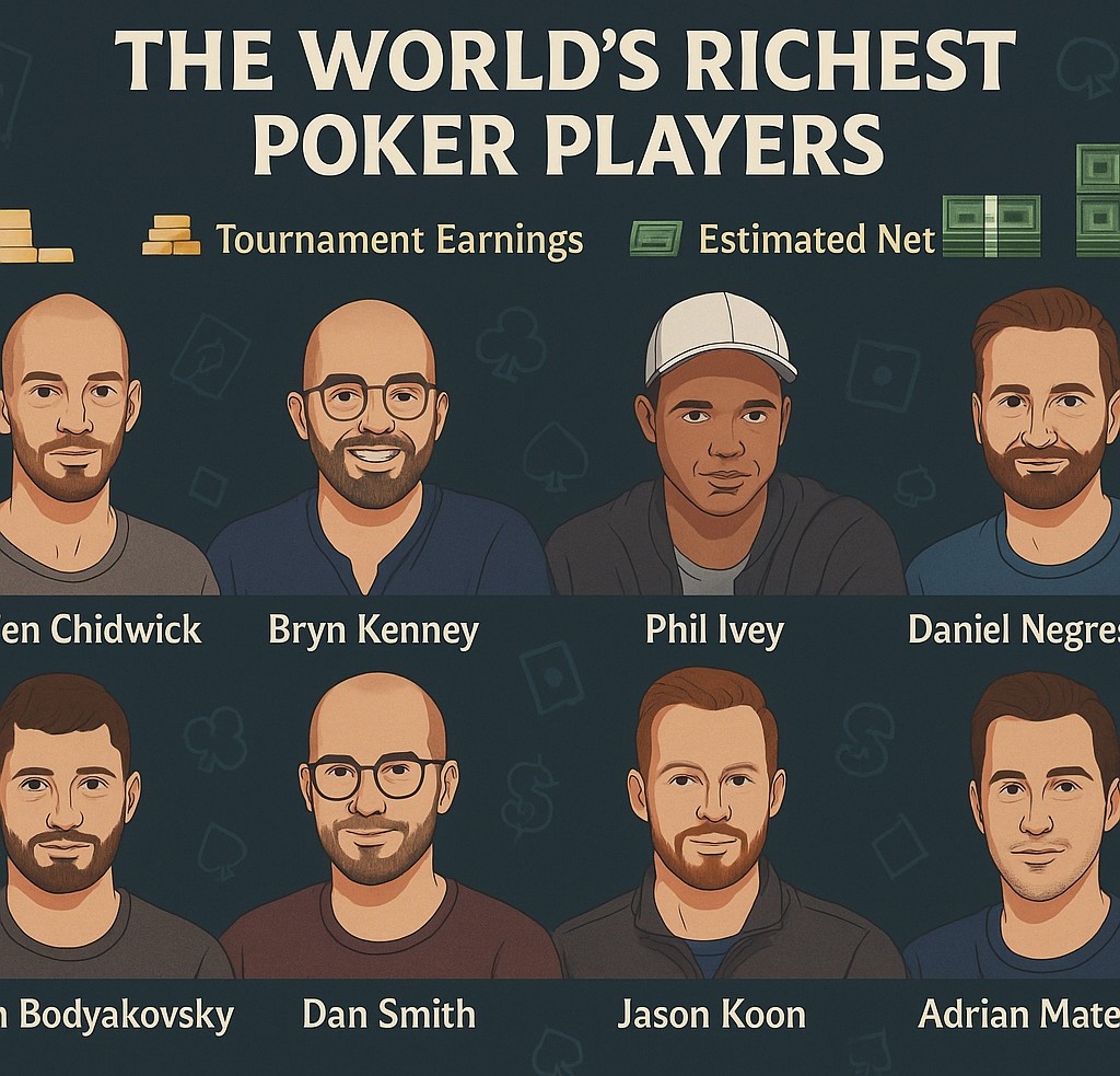 The 8 Richest Professional Poker Players in the World