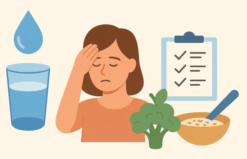 Wellness habits illustration