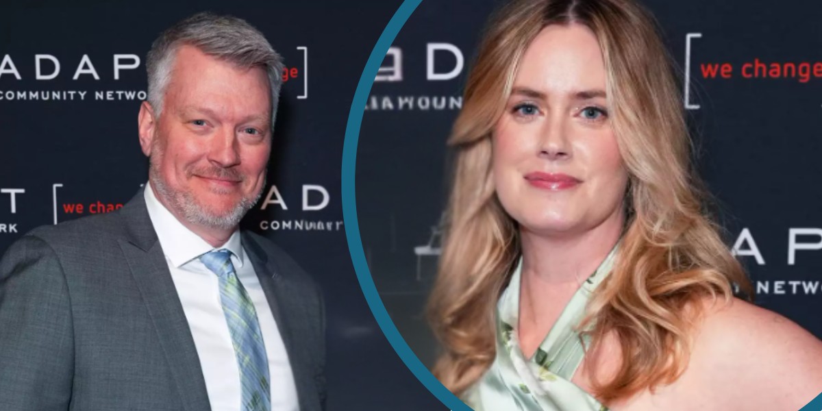 Abigail Hawk and her husband Bryan Spies