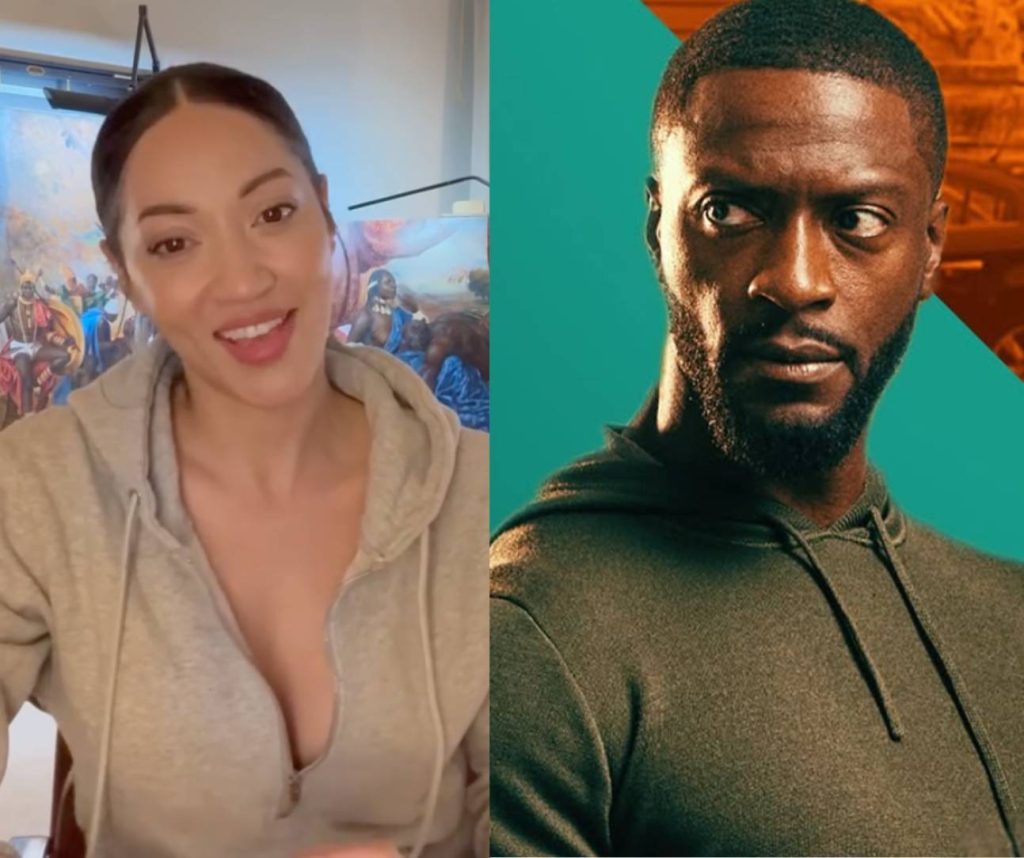Harmonia Rosales and Aldis Hodge