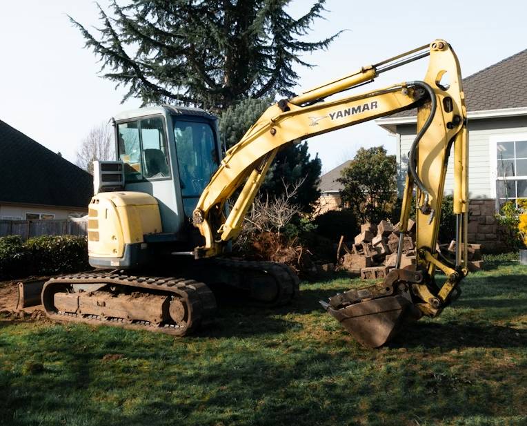 Backyard for a New Building